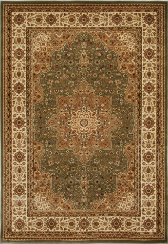 Home Dynamix Triumph H1128f-400 5-Feet 2-Inch by 7-Feet 6-Inch Area Rug, Green