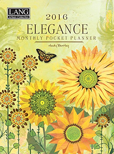 Lang Elegance 2016 Monthly Pocket Planner by Wendy Bentley, January 2016 to January 2017, 4.25 x 6.5 Inches (1003170)