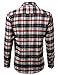 Youstar Men's Scotch Plaid Flannel Long Sleeve Button Down Shirt