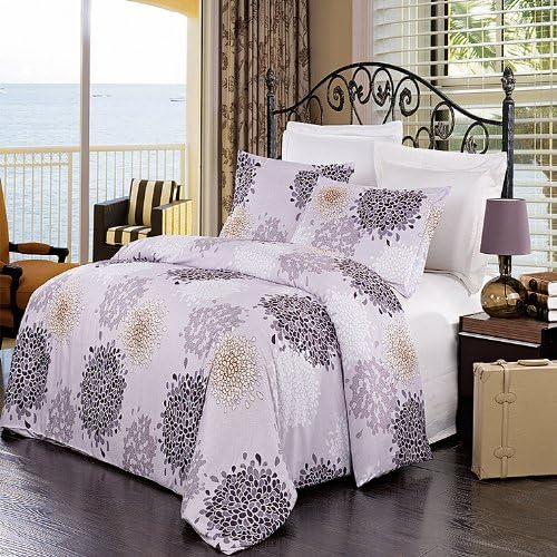 LUXURIOUS Wrinkle Free Fifi 4 Piece (4PC) Full Size COMFORTER SET . Includes Super Soft All Season White Down Alternative Comforter