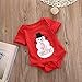 Newborn Baby Kids Snowmen My First Christmas Romper Jumpsuit Outfits Costume (3-6 Months, Snowman)