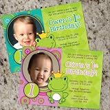 FROG PRINCE OR PRINCESS - Birthday Photo Invitations - Print Your Own
