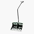 Suncast SC3250 18-Inch Snow Shovel/Pusher Combo with Ergonomic Shaped Handle And Wear Strip, Green