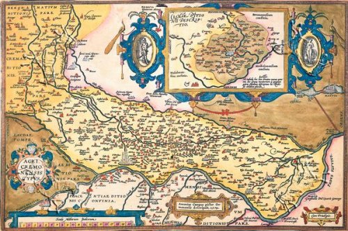 Art Poster, Map of Middle East - 27.5 x 18.75