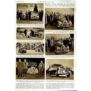 1952 Monte Carlo Car Rally Bentley Stirling Moss Allard