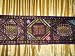 Midnite Spectacular Purple Beads Zardozi India Sari Tapestry Wall Hanging Table Runner