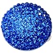 Blue Sparkler Round Adjustable Ring
