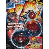 Terrorclaw, Hynoid and Mystery Marble Red Bakugan Battle Brawlers Starter Pack Series 1 with 3 Metal Gate Cards