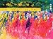 125th Preakness Stakes Hand Signed Framed Print by Leroy Neiman