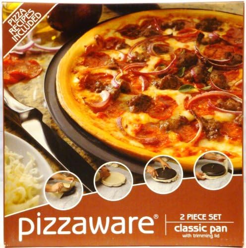 Pizzaware 2 Piece Set Classic Pan with Trimming Lid