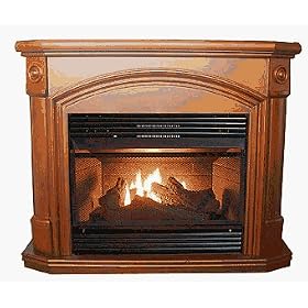 World GFD2915 Coffee Gas Fireplace 28,000 BTU