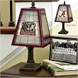 Alabama Crimson Tide Memory Company Art Glass Table Lamp NCAA College Athletics Fan Shop Sports Team Merchandise