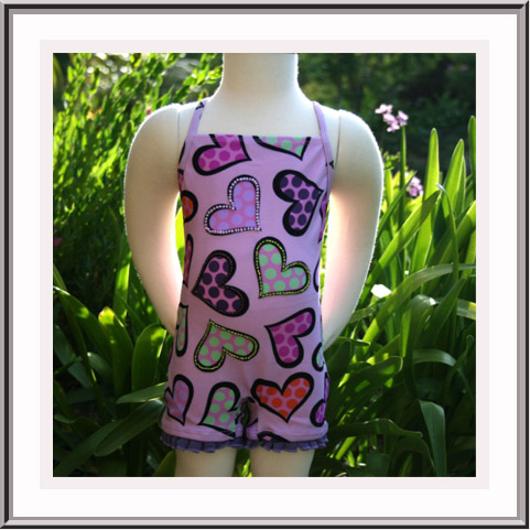 Submarine Baby and Toddler Girl Bathingsuits