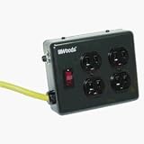 Electrical Boxes: Woods Ind. 2177 4-Outlet Metal Power Strip