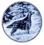 Irish Setter: Danish Blue Porcelain Plate
