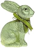 Boston International Glitter Sitting Bunny, Green