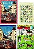  : East Meets West--Japanese Print Small Note Cards (Potter Style)