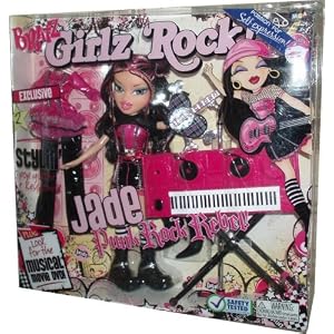 Bratz Girlz Really Rock 10 Inch Doll - Jade the Punk Rock Rebel with 2 Rockin' Outfits... by 