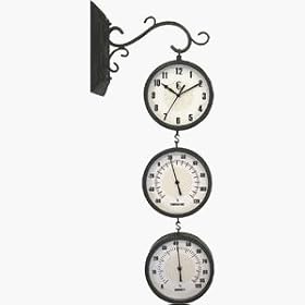 Click here to buy 3PC HANGING CLOCK (Geneva Clock Co 7014G) by Geneva.
