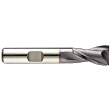 Niagara Cutter SMM830 High-Speed Steel End Mill, General Purpose, TiALN Coated, 2 Flutes, Square End