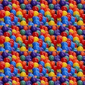 1000 pcs Phthalate Free Ball Pit Balls in 6 Colors - 3-1 8 Air-Filled - Bulk Packed by
