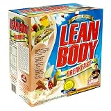 Labrada Nutrition Whole Food Formula Lean Body Instant Breakfast Shake, Cinnamon Oatmeal, 3.24-Ounce Packets (Pack of 20)