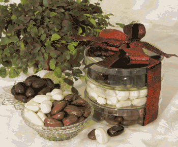 3-Story Chocolate Pecan Gift Tower by ITM