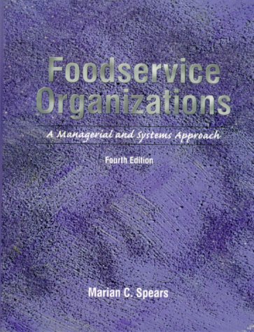 foodservice organizations a managerial and systems approach