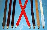 Basic Elastic Suspender...Brass Finish Hardware