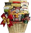 Art of Appreciation Gift Baskets Holiday Traditions Gourmet Food Christmas Basket with Smoked Salmon