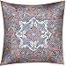 ShalinCraft Throw Pillowcovers Home Décor Asian-Influence Indian-Style Cotton Embroidered Square 16x16 Inches (kcus104)