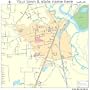 Street & Road Map of Pearl River, Louisiana LA - Printed poster size wall atlas of your home town