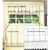 Adirondack Kitchen Curtain - Swag pair - White/Black