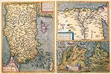 Art Poster, Maps of Turkey, Egypt, and Libya - 27.5 x 18.75