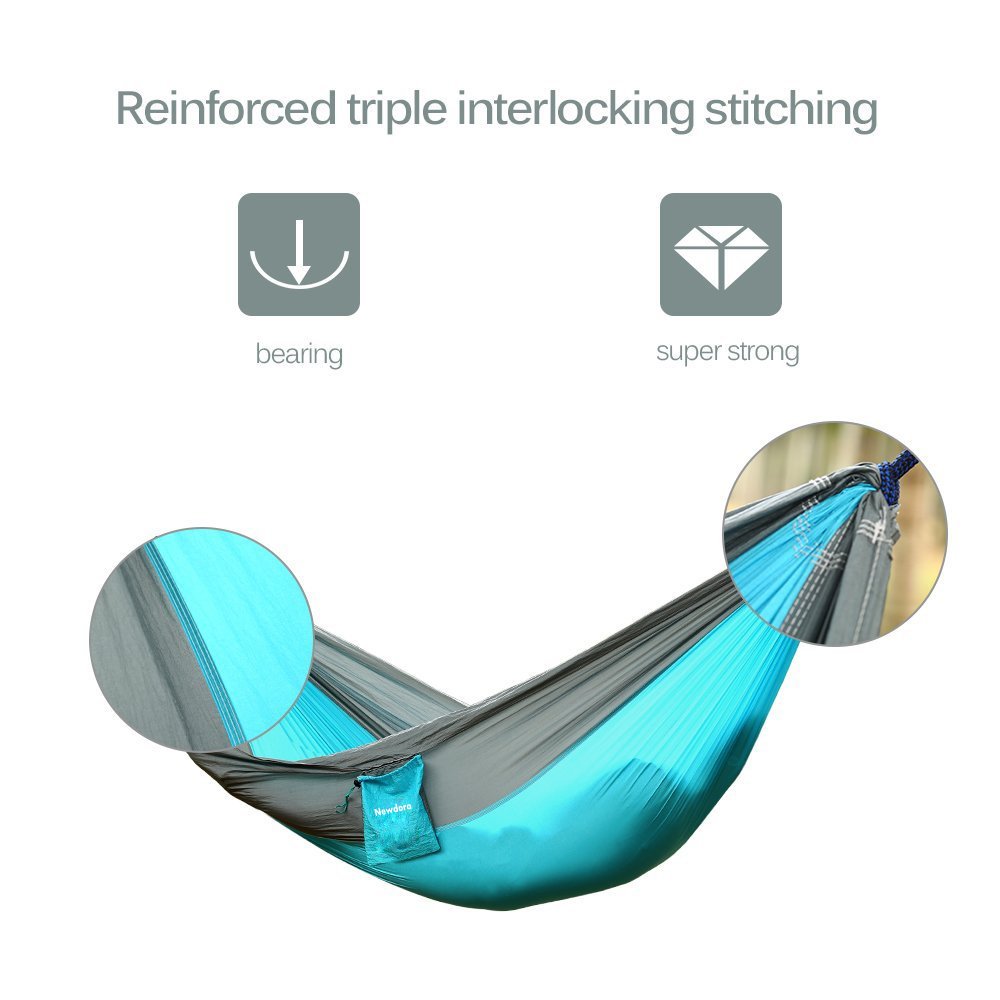 Newdora Camping Hammocks Garden Hammock Ultralight Portable Nylon