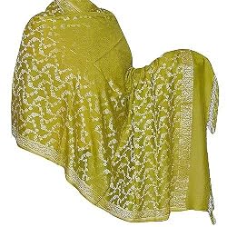Womens Shawls and Wraps Silk Paisley Outerwear 36 x 90 inches (bssl045)