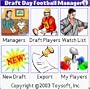 NFL2004 Draft Day Football Manager downloadable Software
