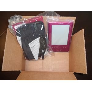 Sony Digital Reader Pocket Edition (PRS300RC) with 5" Screen - Pink