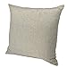 Jepeak Cotton Linen Blend Throw Pillow Cover Square Decorative Burlap Pillowcase Cushion Cover for Sofa - 24