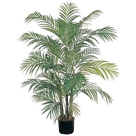 Nearly Natural 5001 Areca Silk Palm Tree 4 Feet