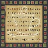 Country Word Search by Kim Klassen poster print,12 in. x 12 in.