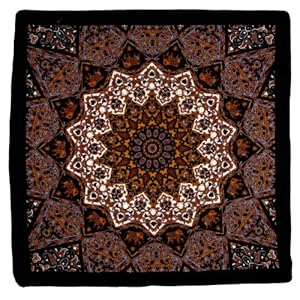 Sunshine Joy India Star Bandana Orange and Grey