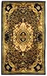 Safavieh Classic CL304A Black 3' x 5' Handmade Wool Area Rug