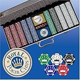 IMAGE OF 500 pc Poker Chip Set Original Royal Crown Design
