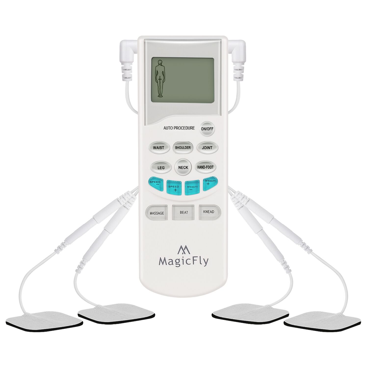 Magicfly Massage Handheld Electronic Pulse with Tens Unit Massager