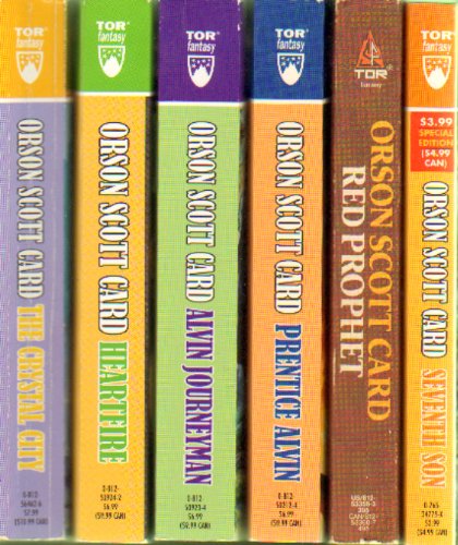 1. Seventh Son 2. Red Prophet  3. Prentice Alvin 4. Alvin Journeyman 5. Heartfire 6. The Crystal City (Tales of Alvin Maker Series 1 to 6)