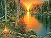 River's Edge Products Campfire at Sunset LED Lighted Gallery Wrapped Canvas Art, 16