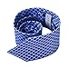 Blue White Stripe Classic Woven Man Tie Necktie Men Dress Neckties