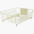 Rubbermaid 6032-AR-BISQU Large Dish Drainer