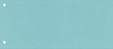Produkt-Bild: Trennstreifen 10.5x24cm 170g/qm Karton blau VE=100 St&uuml;ck
